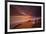 Sunset over the Pacific Ocean in Carlsbad, Ca-Andrew Shoemaker-Framed Photographic Print