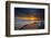 Sunset over the Pacific Ocean in Carlsbad, Ca-Andrew Shoemaker-Framed Photographic Print