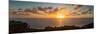 Sunset over the Pacific Ocean, Torrey Pines State Natural Reserve, San Diego, San Diego County,...-null-Mounted Photographic Print