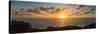 Sunset over the Pacific Ocean, Torrey Pines State Natural Reserve, San Diego, San Diego County,...-null-Stretched Canvas