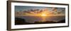 Sunset over the Pacific Ocean, Torrey Pines State Natural Reserve, San Diego, San Diego County,...-null-Framed Photographic Print