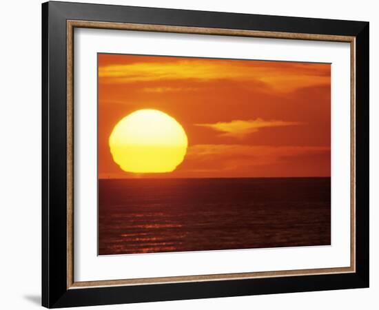 Sunset Over the Pacific-Mitch Diamond-Framed Photographic Print