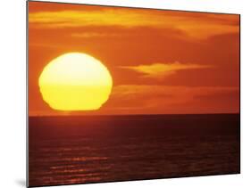 Sunset Over the Pacific-Mitch Diamond-Mounted Photographic Print