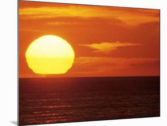 Sunset Over the Pacific-Mitch Diamond-Mounted Photographic Print