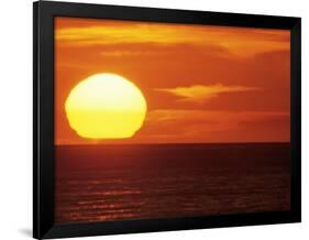 Sunset Over the Pacific-Mitch Diamond-Framed Photographic Print