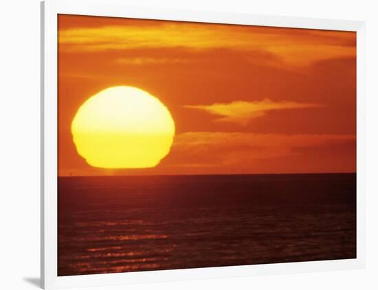 Sunset Over the Pacific-Mitch Diamond-Framed Photographic Print