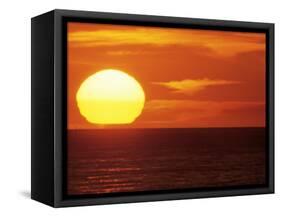 Sunset Over the Pacific-Mitch Diamond-Framed Stretched Canvas