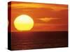 Sunset Over the Pacific-Mitch Diamond-Stretched Canvas