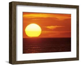 Sunset Over the Pacific-Mitch Diamond-Framed Photographic Print