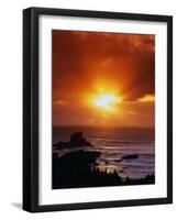 Sunset over the Pacific-James Randklev-Framed Photographic Print