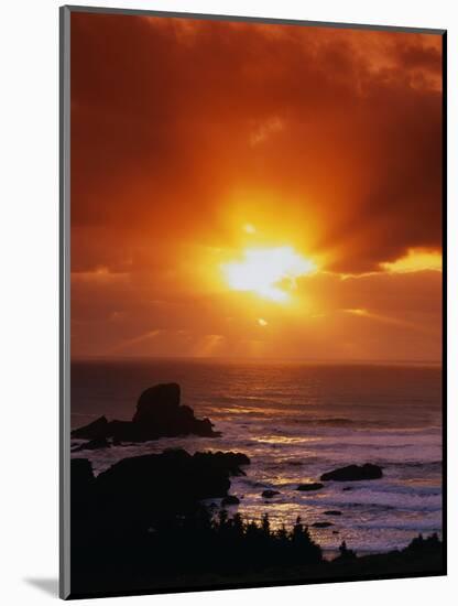 Sunset over the Pacific-James Randklev-Mounted Photographic Print