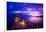 Sunset over the Pier, Hotel Seraya, Flores Island, Indonesia, Southeast Asia, Asia-Laura Grier-Framed Photographic Print