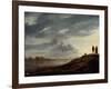 Sunset over the River, 1650s-Aelbert Cuyp-Framed Giclee Print