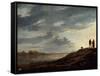 Sunset over the River, 1650s-Aelbert Cuyp-Framed Stretched Canvas