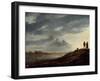 Sunset over the River, 1650s-Aelbert Cuyp-Framed Giclee Print