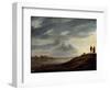 Sunset over the River, 1650s-Aelbert Cuyp-Framed Premium Giclee Print