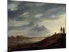 Sunset over the River, 1650s-Aelbert Cuyp-Mounted Giclee Print