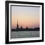 Sunset over the River Neva in St Petersburg-CM Dixon-Framed Photographic Print