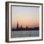 Sunset over the River Neva in St Petersburg-CM Dixon-Framed Photographic Print