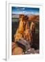 Sunset Over The Rock Formations In Colorado National Monument Near Grand Junction, Colorado-Jay Goodrich-Framed Photographic Print