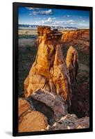 Sunset Over The Rock Formations In Colorado National Monument Near Grand Junction, Colorado-Jay Goodrich-Framed Photographic Print