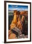 Sunset Over The Rock Formations In Colorado National Monument Near Grand Junction, Colorado-Jay Goodrich-Framed Premium Photographic Print