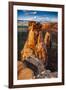 Sunset Over The Rock Formations In Colorado National Monument Near Grand Junction, Colorado-Jay Goodrich-Framed Premium Photographic Print