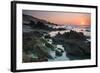 Sunset over the Rocks in Jericoacoara, Brazil-Alex Saberi-Framed Photographic Print