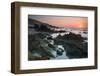 Sunset over the Rocks in Jericoacoara, Brazil-Alex Saberi-Framed Photographic Print