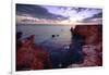 Sunset Over The Rocks Of Cabo Rojo, Puerto Rico-George Oze-Framed Photographic Print