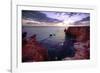 Sunset Over The Rocks Of Cabo Rojo, Puerto Rico-George Oze-Framed Photographic Print