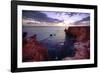 Sunset Over The Rocks Of Cabo Rojo, Puerto Rico-George Oze-Framed Photographic Print