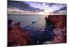 Sunset Over The Rocks Of Cabo Rojo, Puerto Rico-George Oze-Mounted Photographic Print