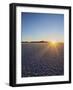 Sunset over the Salar de Uyuni, the largest salt flat in the world, Daniel Campos Province, Potosi -Karol Kozlowski-Framed Photographic Print