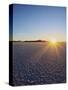 Sunset over the Salar de Uyuni, the largest salt flat in the world, Daniel Campos Province, Potosi -Karol Kozlowski-Stretched Canvas