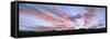 Sunset over the San Ysidro Mountains, Anza Borrego Desert State Park, California, USA-Panoramic Images-Framed Stretched Canvas