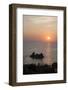 Sunset over the sea from Villagio Maya, Costa Paradiso, Sardinia, Italy.-Natalie Tepper-Framed Photo