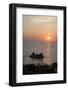 Sunset over the sea from Villagio Maya, Costa Paradiso, Sardinia, Italy.-Natalie Tepper-Framed Photo