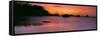 Sunset over the Sea, Goa, India-null-Framed Stretched Canvas
