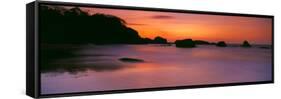 Sunset over the Sea, Goa, India-null-Framed Stretched Canvas