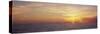 Sunset over the Sea, Gulf of Mexico, Venice, Sarasota County, Florida, USA-null-Stretched Canvas