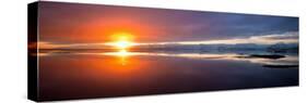 Sunset over the Sea, Hornafjordur, Iceland-null-Stretched Canvas