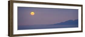 Sunset over the sea, Santorini, Cyclades Islands, Greece-Panoramic Images-Framed Photographic Print