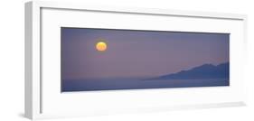 Sunset over the sea, Santorini, Cyclades Islands, Greece-Panoramic Images-Framed Photographic Print