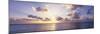 Sunset over the sea, Seven Mile Beach, Grand Cayman, Cayman Islands-Panoramic Images-Mounted Photographic Print
