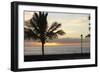 Sunset over the Sea, Tazacorte, La Palma, Canary Islands, Spain, 2009-Peter Thompson-Framed Photographic Print