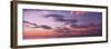 Sunset over the sea, Venice Beach, Sarasota, Florida, USA-Panoramic Images-Framed Photographic Print