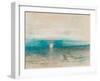 Sunset Over the Sea, with Fish-J M W Turner-Framed Giclee Print