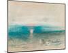 Sunset Over the Sea, with Fish-J M W Turner-Mounted Giclee Print