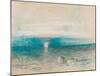 Sunset Over the Sea, with Fish-J M W Turner-Mounted Giclee Print